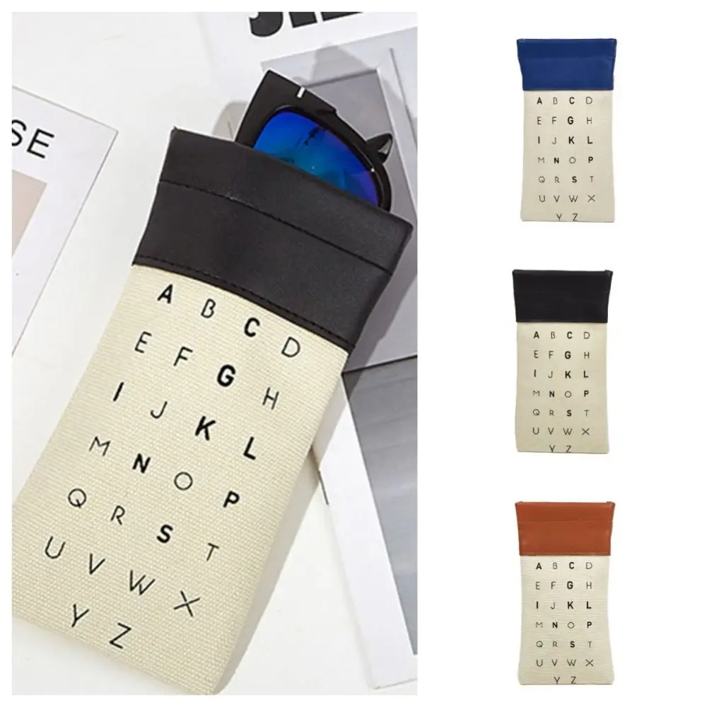 

Canvas Self-closing Glasses Bag Sundries Jewelry Pouch Sunglasses Bag Mini Cosmetic Bag Change Coin Bag Coin Bag