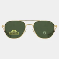 1 pièces/3 pièces pilote mode lunettes hommes Top qualité marque concepteur verre trempé lentille AO pilote mode lunettes pour femmes mâle 3