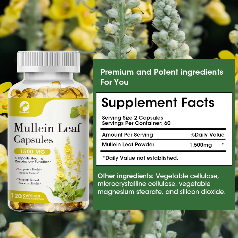 Kexinsh Mullein Leaf Capsules 7 S75a1197c9e3b4609b837f54660a323bdF