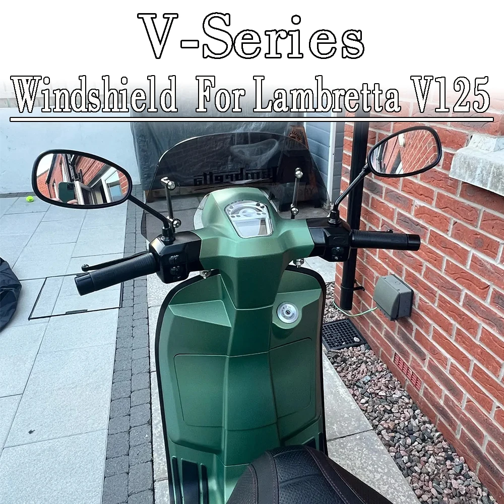 Windschutzscheibe Für Lambretta V200 V125 V50 – Besserer Windschutz, Mehr Komfort & Stylisches Design