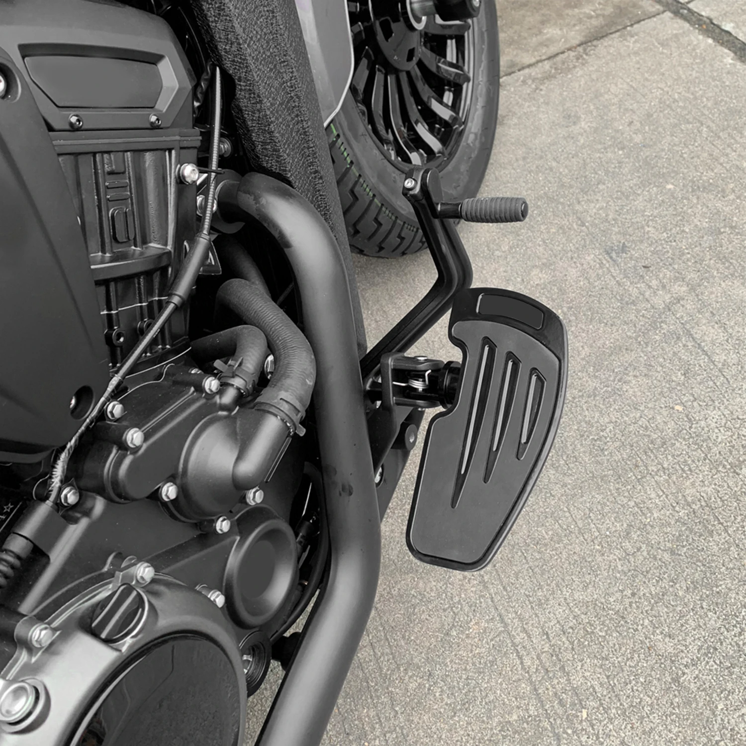 Aazon.co: ZS Otorcycle Front Foot Pegs, Adjustable Sport Footpegs - View #3