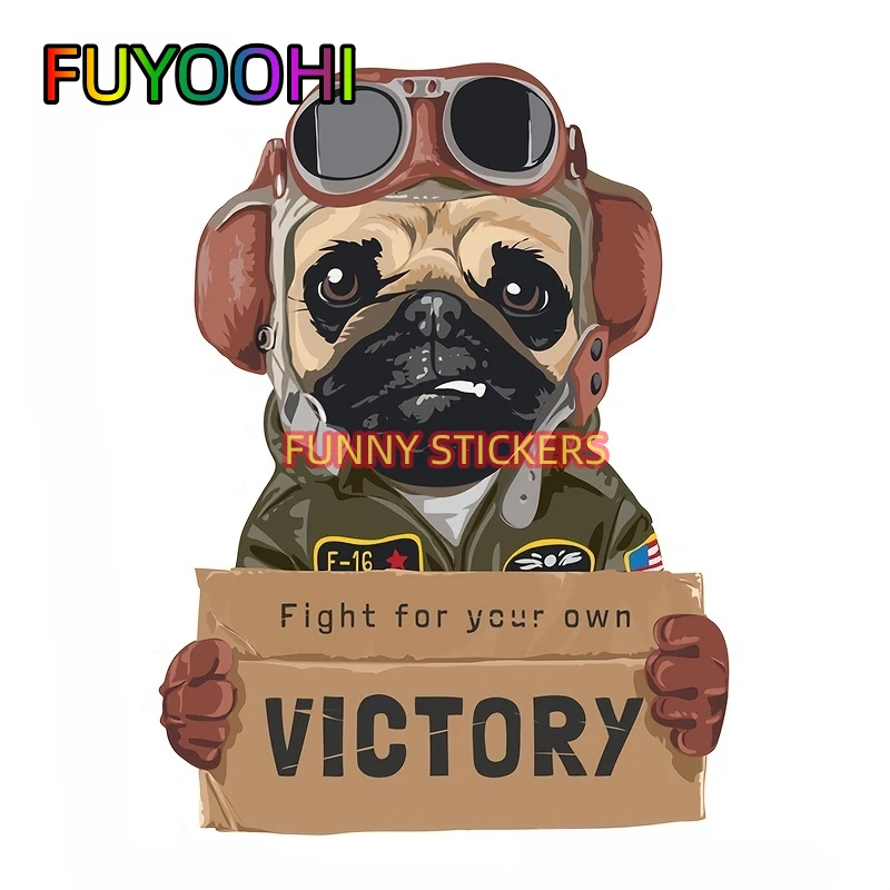

FUYOOHI Cute Cats and Dogs Pet Motorcycle Car Decals Vinyl Waterproof Stickers