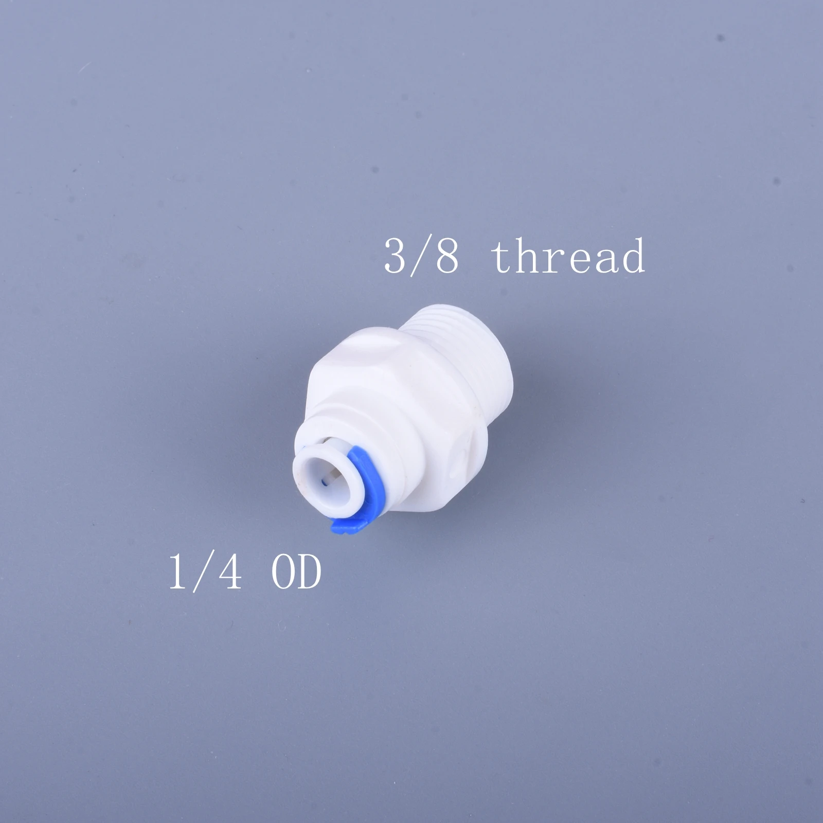 

1/4 Quick Connector To 3/8 Male Thread I-Type Hose Fitting for water Pipe Filter Attachment Family RO System Home Improvement