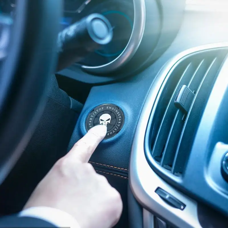 Car Engine Start Button Cover Car One-Touch Rotary Start Button Cover