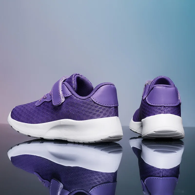 Fashion Purple Kids Running Shoes Boys Sneakers Tennis Girl Sports Shoes For Children Mesh Breathable Trainers zapatillas niño