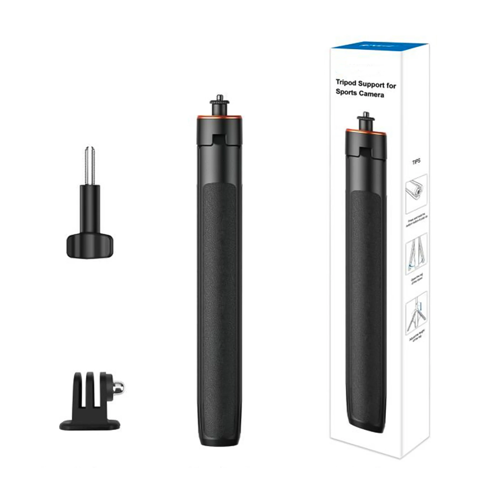 Trépied Selfie 54" Caméra Action - Support 2-en-1 Alliage Aluminium