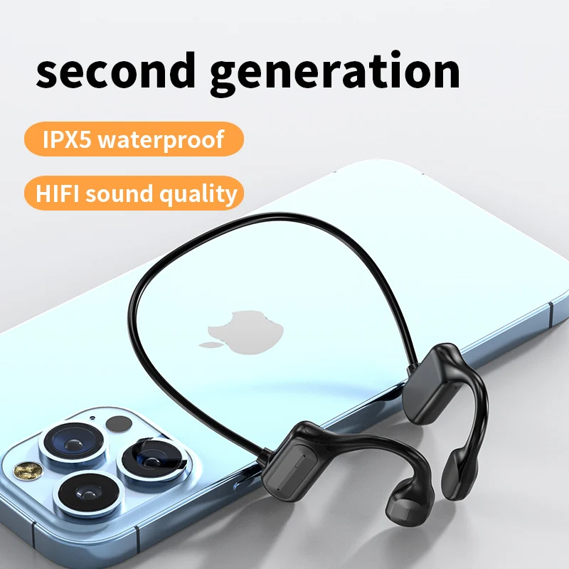 2023NewBoneConductionHeadsetBluetooth52WirelessHeadset
