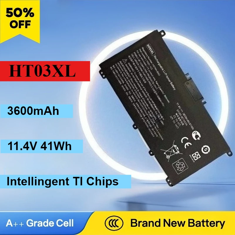 HT03XL HSTNN-UB7J Laptop Battery Replacement for HP Pavilion 14