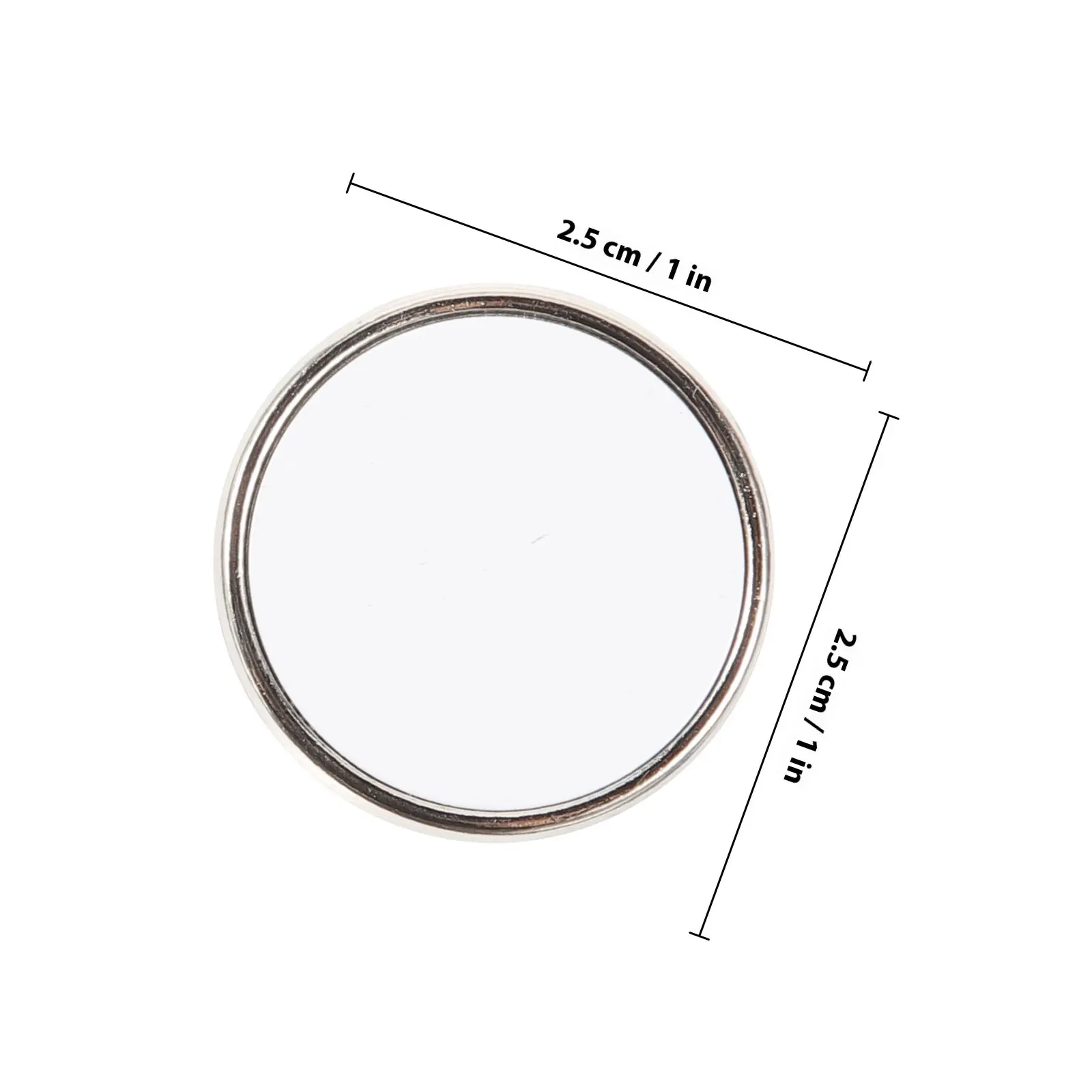 3개입 아연 합금 열전사 브로치 블랭크 DIY 열 프레스 배지 (맞춤 사진, 가족 휴가, 셀카, 애완동물 이미지용)