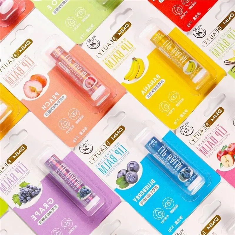 Hydrating Fruit-Infused Lip Gloss Set - 18 Flavors of Moisturizing and Long-Lasting Clear Lip Balm