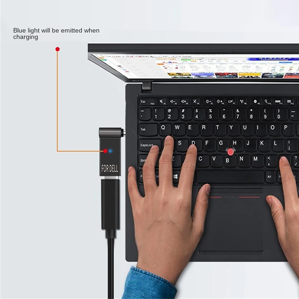 USB C 타입 고속 충전 어댑터 플러그 커넥터, 범용 USB C 노트북 충전기 컨버터, 델 아수스 HP 에이서용