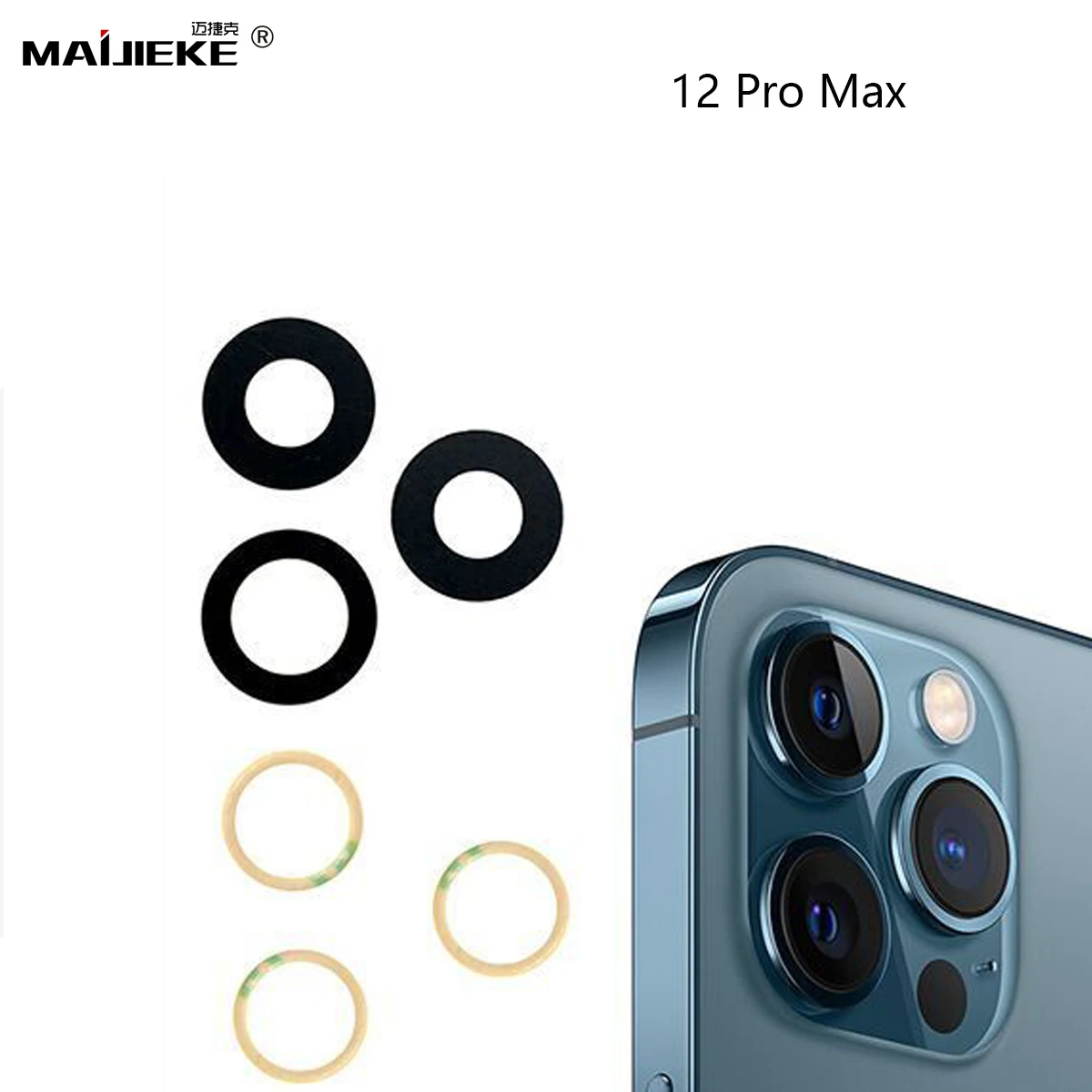 Premium Back Camera Glass Replacement Kit