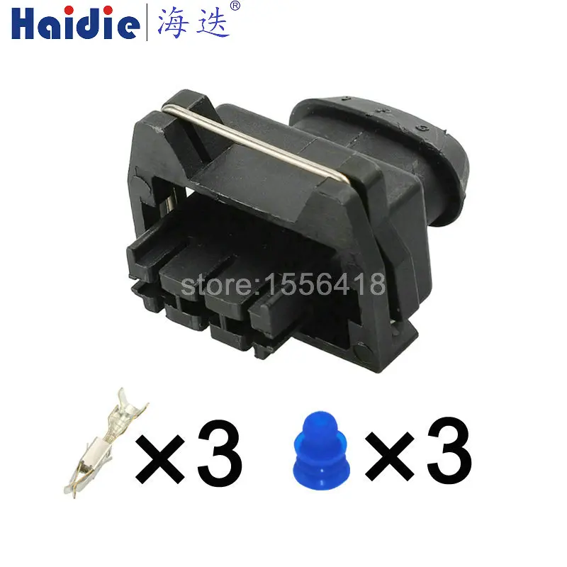 

1-20 sets 3pin auto electric housing waterproof plug wire electric harness cable connector HD033-3.5-21