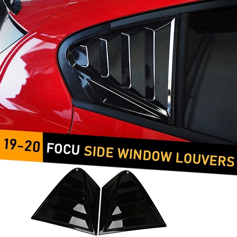 

Автомобильные Боковые Накладки на окно, вентиляционное отверстие для Ford Focus ST-LINE Hatchback 2019 2020, автомобильные аксессуары
