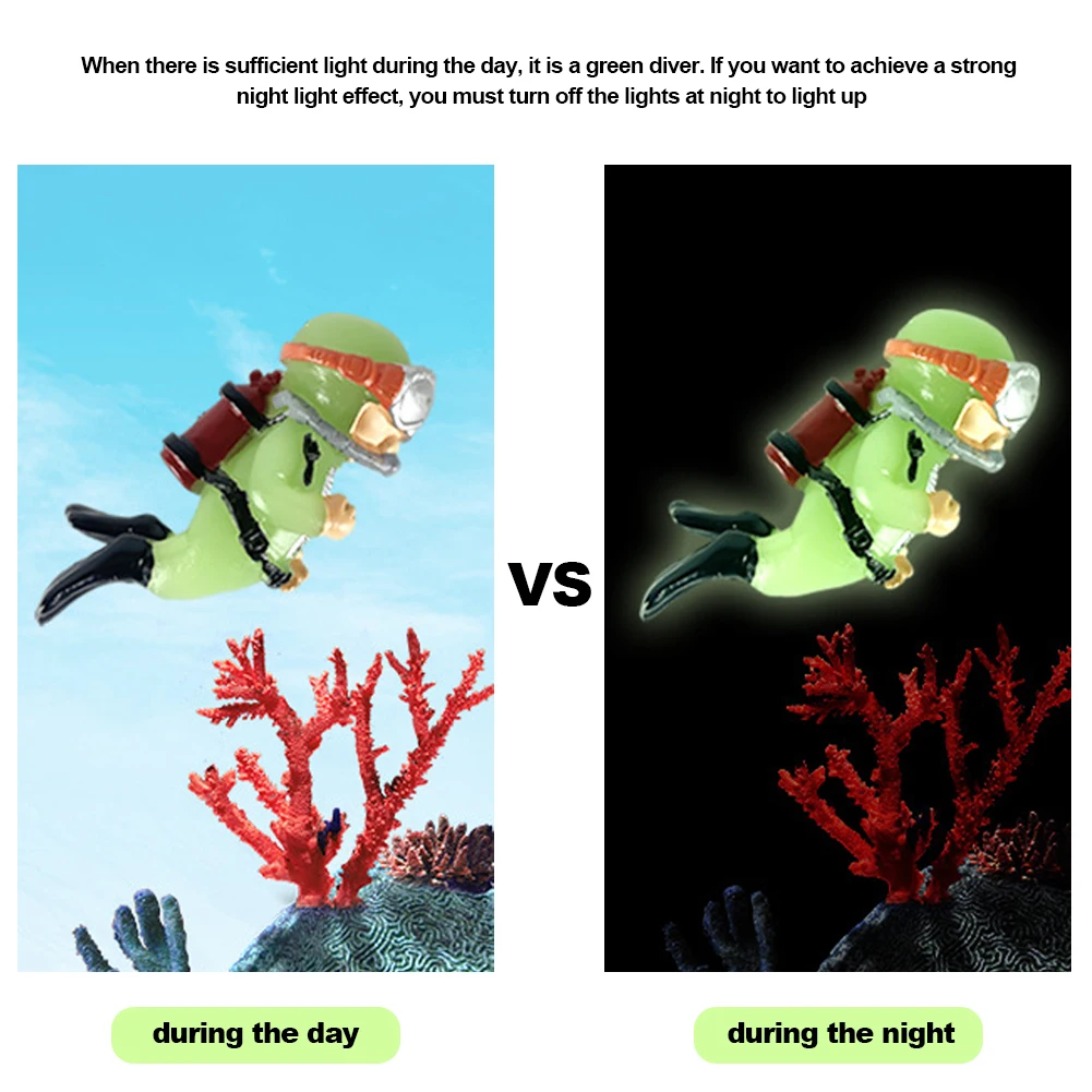 1pc Luminous Aquarium Accessories Green Fat Man Fluorescent Floating Doll Interesting Decor Fish Tank Landscaping Decoration Toy fish tank ornaments fish tank decorations aquarium ornaments mini landscape ornaments