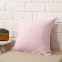 Candy Color Cushion Cover Simple Solid Color Pillow Case Cover Black White Decorative Pillowcase Candy Colorful Cushion Cover 2