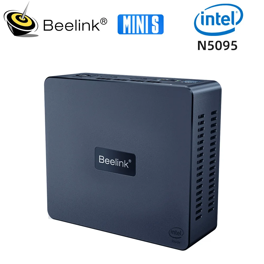 Beelink S Intel 11Th Gen N5095 Mini Pc Ddr4 Ram 8G Ssd 256G Wifi5 Windows 11 Pro Computer Da Gioco Desktop Doppio Schermo 4K