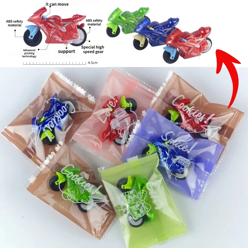 

1/3/6PCS Mini 4.5CM Boy Interesting Toy Moto Car voitur Inertial High-Speed Pull Back Children Birthday Gift Girl Model Fun Cute