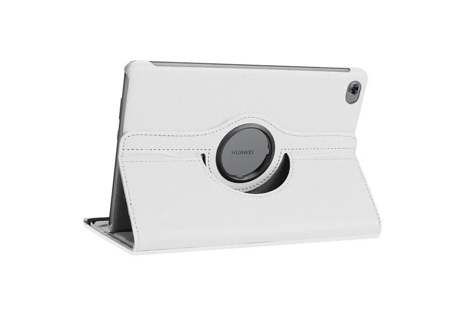Elegant PU Leather Folding Tablet Case - Litchi Style Cover