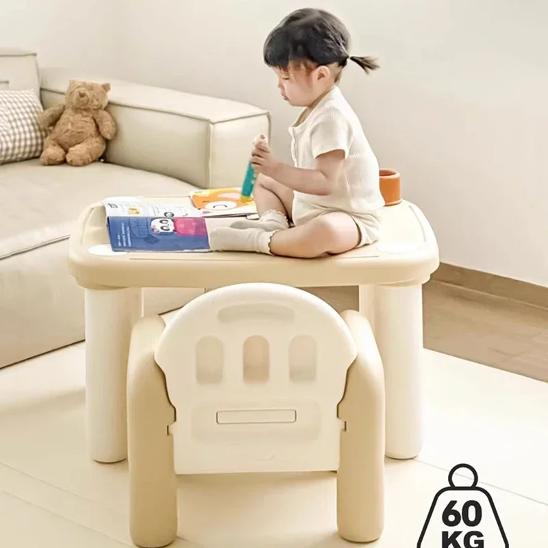 Children Study Desk Table Plastic Kids Set School Furniture Room Desks Girl Kindergarten Classroom Baby Chair Supplies Child