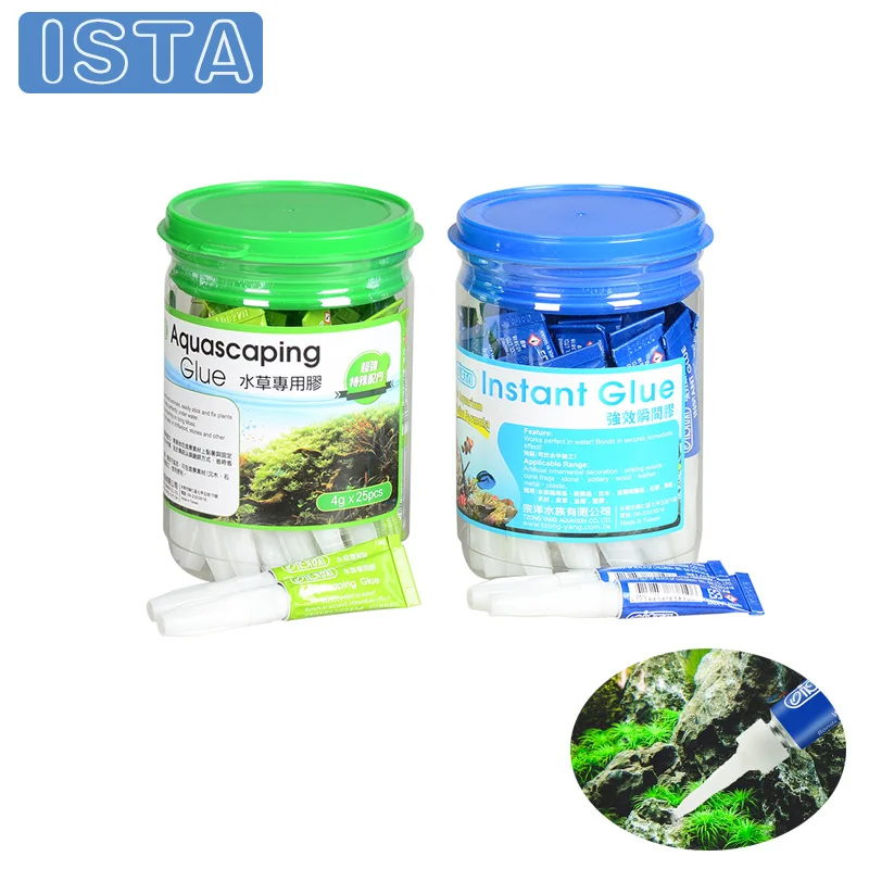 

Ista Instant Glue Aquascaping Accessories Aquatic Plant Dead Wood Moss Coral Sea Fresh Stone Fish Tank Aquarium Water Fishbowl