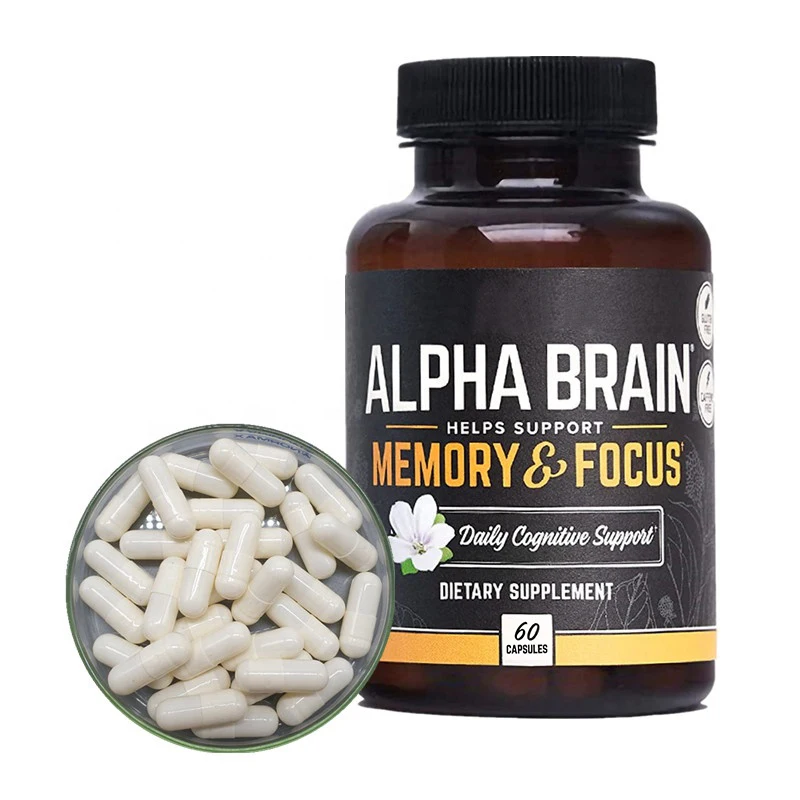 2 Bottle Alpha GPC intelligence capsule promotes brain supplementation vegetarianism capsule A choline phosphatidylserine