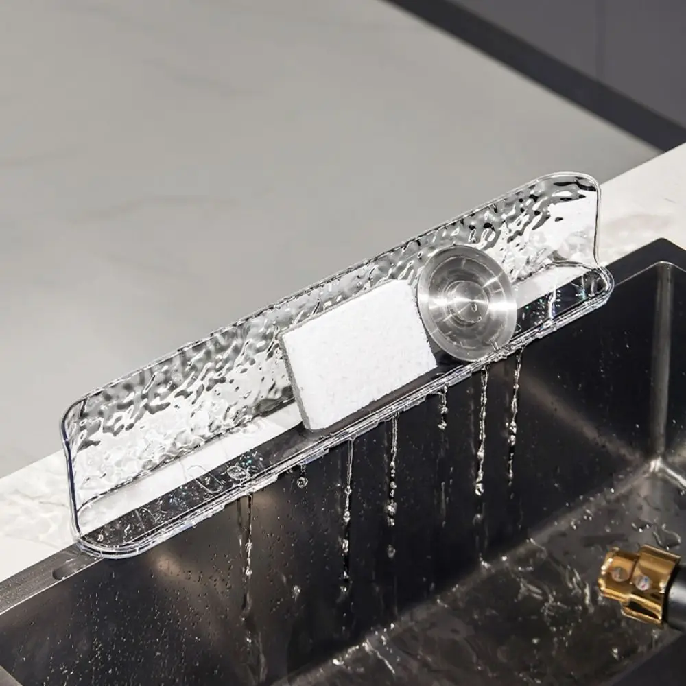 Plastic Sink Splash Guard water ripple Heightenin Sink Guard Baffle Plate Leakage hole Reusable Kitchen Countertop Bar Kitchen