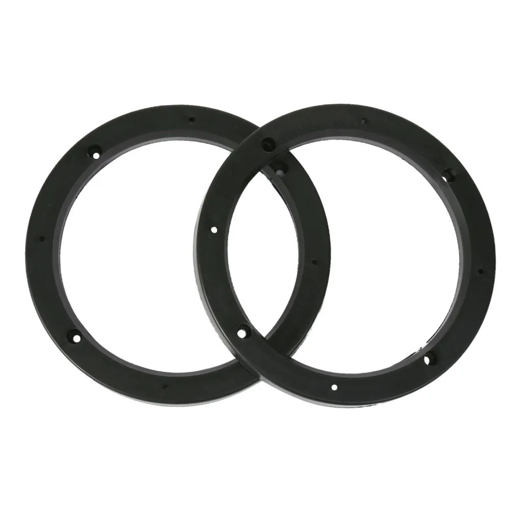 2Pcs Speaker Spacer Pad Adapter 6.5 Inch Plastic Fitting Audio Anti-Slip Autoradio Speaker Pakking Spacers for Auto Accessoires