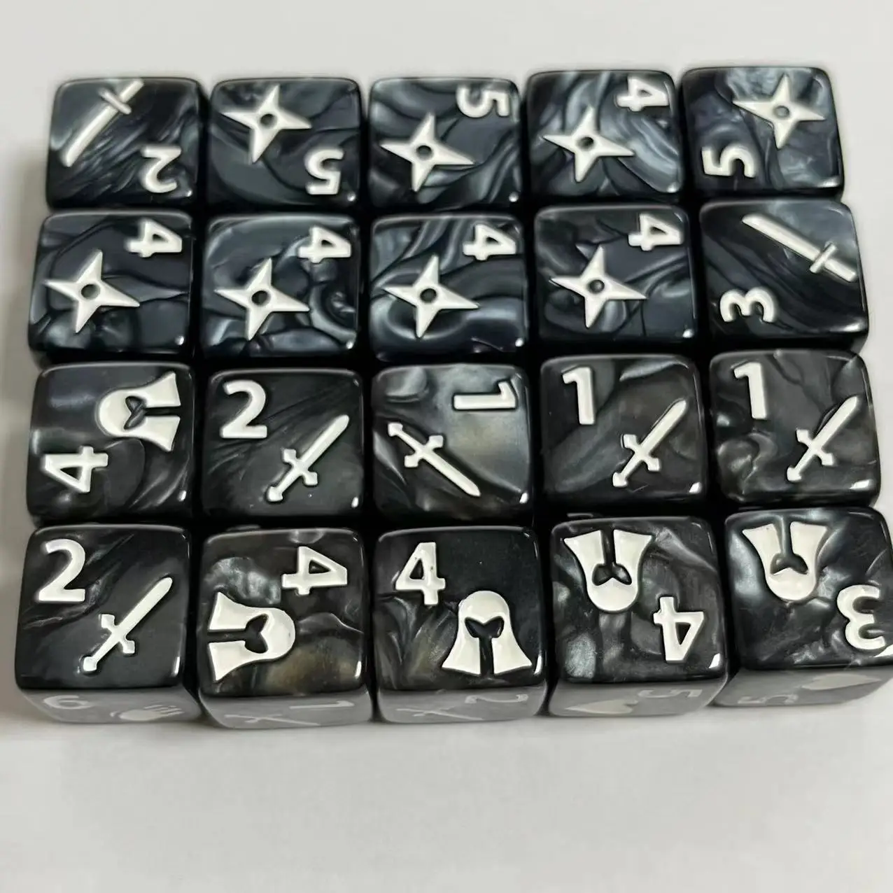 Набор кубиков из Игры престолов D6, Набор кубиков 10 шт., 16 мм, 6 сторонних рисунков, для детей, настольная игра, набор для рассказаний и рассказов