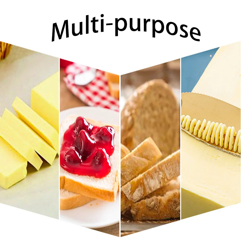 Description Picture 5 of itemButter Knife Multi-Function 2 Sizes Colorful with Hole Cheese Grater Cutter Jam Creative Mirror Finish Easy To Clean Baking Tool