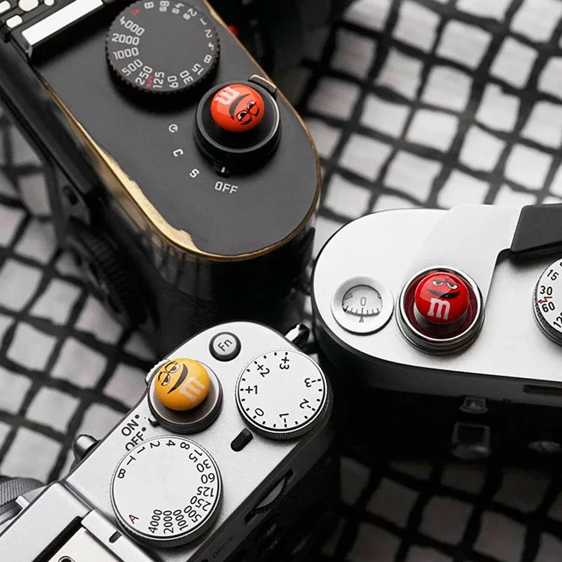 Metal Convex Surface Soft Camera Shutter Release Button for Fujifilm X-T4 X-T3 X-T2 X-T20 X-T30 X-E3 X-PRO2 X100T Leica M240 M10