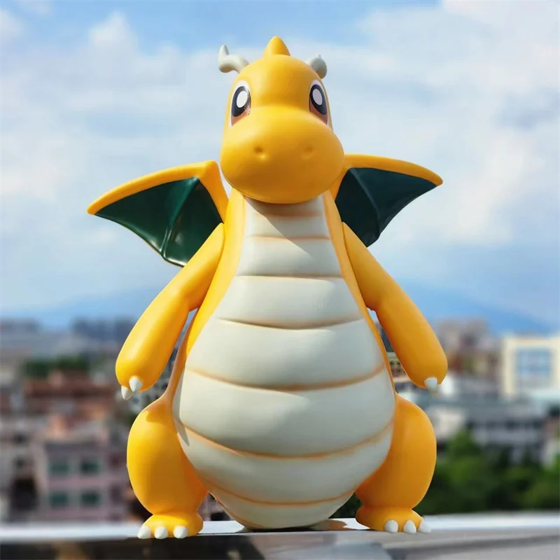 thumbnail image 1 of Figura de acción de Anime de Pokémon Dragonite, con bolsos, estatua de muñecas 1:1, dinosaurio animal con alas, decoración, modelo de regalo, 1 of 4