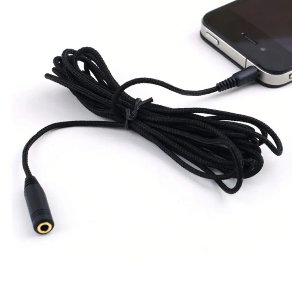 

For Speaker 1.5M Headphone Audio 4.9ft F/M Male Female Cable 3.5mm Extension Stereo