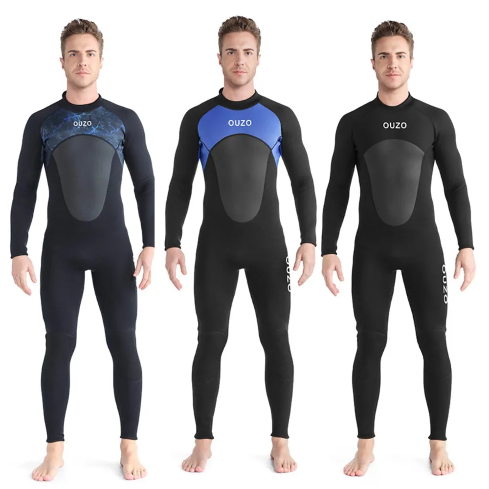 

3mm Swimsuit Men 2023 Wetsuit Neoprene High Elasticity Wetsuit Surf Suits Canoeing Diving Suit Kitesurf Swimsuit Rash Guards