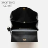 Motingsome 2024 Rodeo Buckle Woman Luxury Designer Bags Cow Leather Handbag Fashion Lady Pouch Retro Underarm Purses Tote New 3