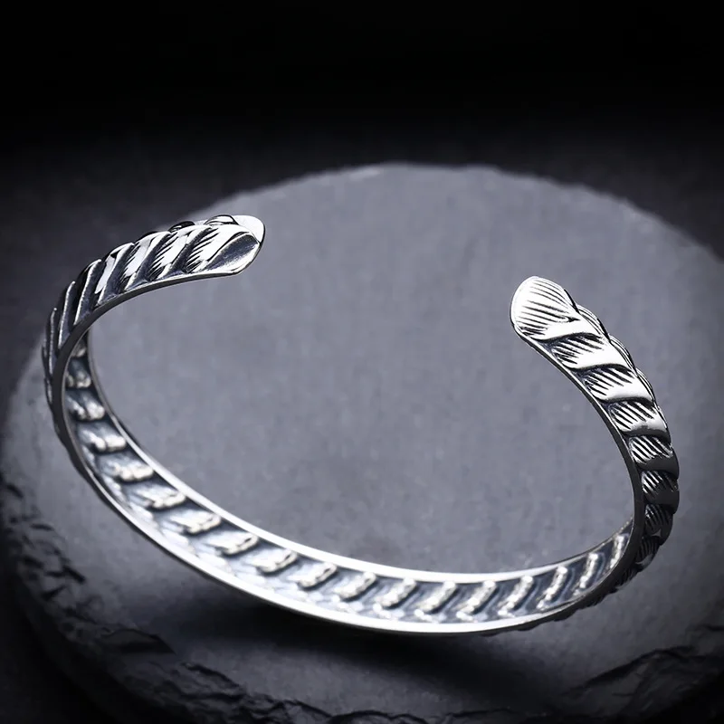 Genuine S925 Sterling Silver Bracelets for Women Men New