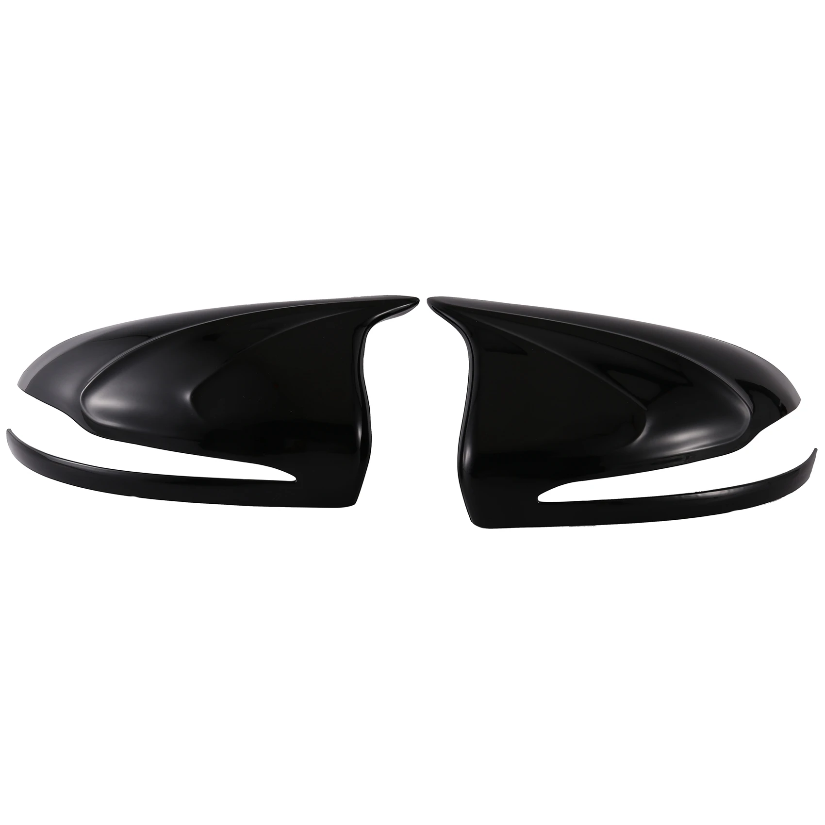 

Gloss Black Car Side Rearview Mirror Cover Shell for Mercedes-Benz W205 W213 X253 C E GLC GLA GLB Class