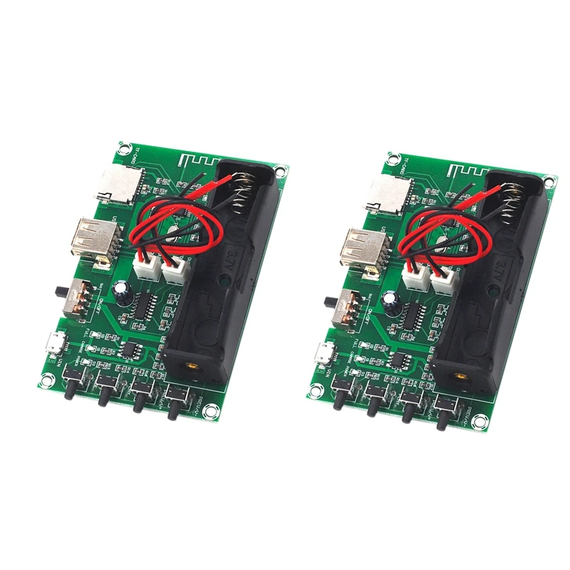 2X Power Amplifier Board XH A150 Lithium Battery Bluetooth Digital 10W Power DIY Small Speaker