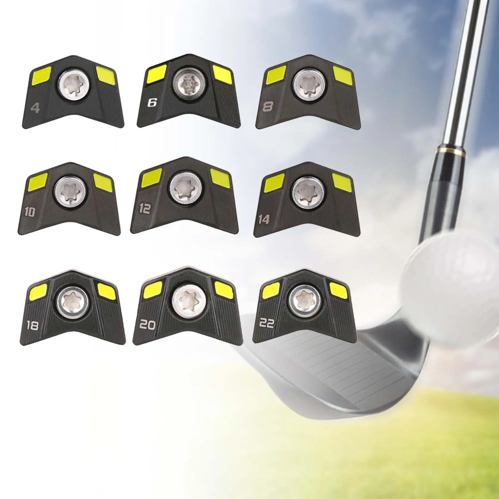 

Golf Weight Screw Durable Portable Golf Club Head Weight Golfer Accessories
