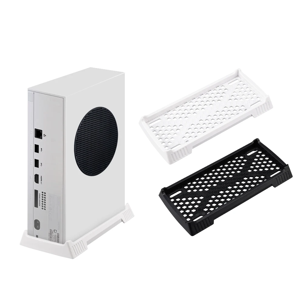 Xbox Series S Vertical Stand with Built-in Cooling Vents Game Console Holder Station Cooling Base For Xbox Game Accessories