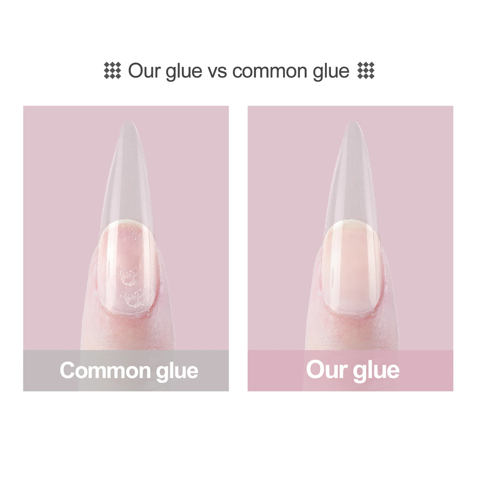 COSCELIA 10G Nail Glue False Nail Tips Glue Clear Color Nails Tools 2