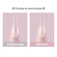 COSCELIA 10G Nail Glue False Nail Tips Glue Clear Color Nails Tools 2