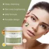 Kojic Acid Cleansing Pad Exfoliating Daily Cleaning Makeup Removal Pore Deeply Cleaning Dark Spot Remover Turmeric Face Sponge 6