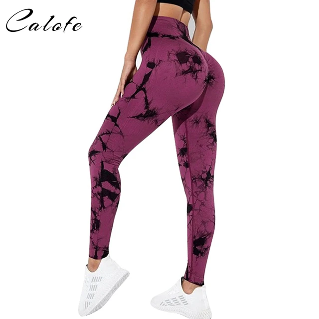 Seamless Tie Dye Leggings Women For Fitness Yoga Pants Push Up Workout  Sports Legging High Waist Tights Gym Ladies Clothing - AliExpress