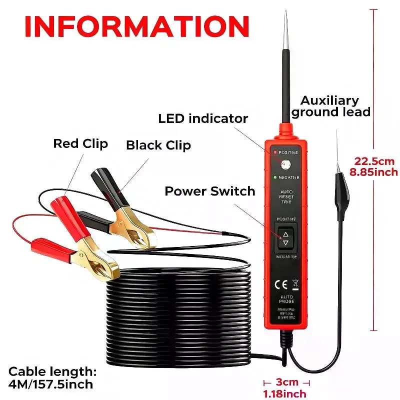 Tester per circuiti elettrici lampada di prova 6V-24V - immagine 6