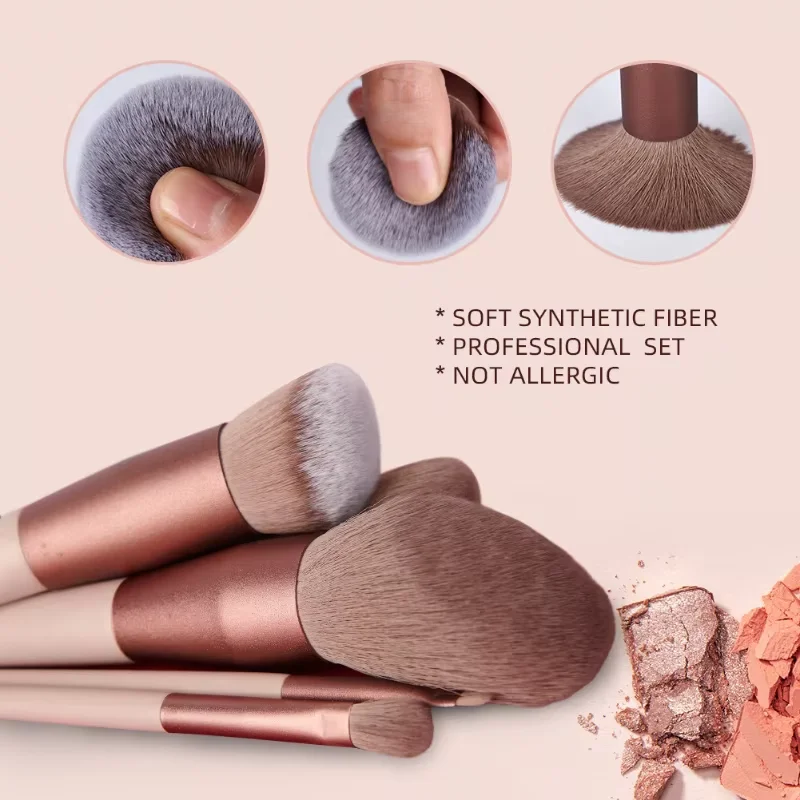 Soft Fluffy Makeup Brushes Set for Cosmetics Foundation Blush Powder Eyeshadow Kabuki Blending Makeup Brush Beauty Tool 1/13PCS Makeup Brush Set Makeup Brush Makeup Tool Set Makeup Tool