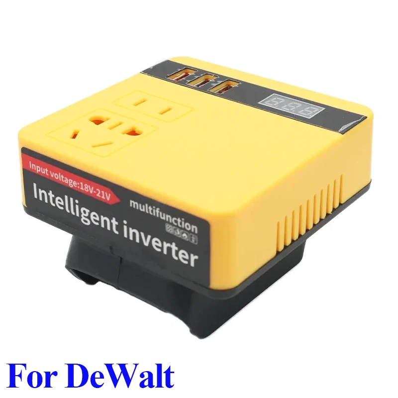 Power Tool Accessories 220V Intelligent Lithium Battery Inverter For Makita For Milwaukee For M18 For DeWalt USB Power Bank