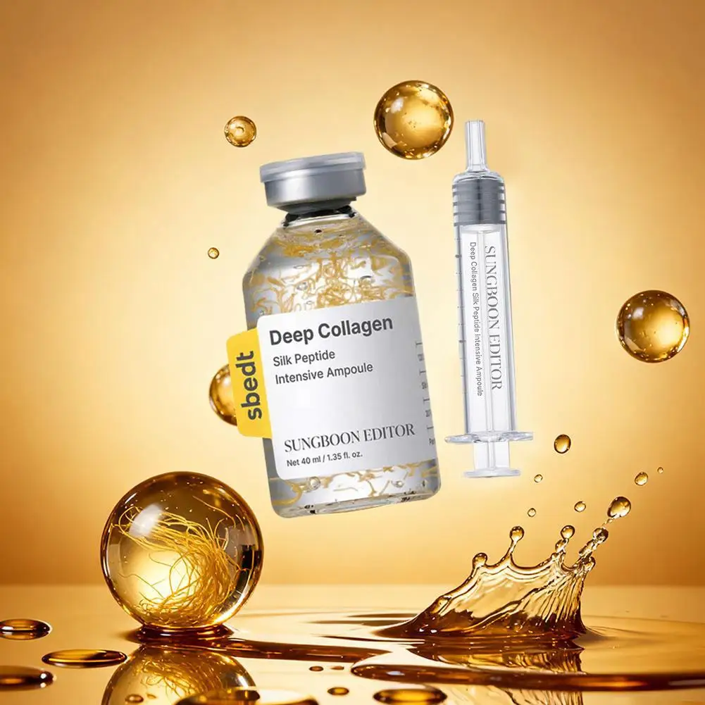 Siero Ampoule al Collagene Anti-Età, Rassodante, Idratante, Effetto Lifting, Leviga le Rughe Sottili, Set per la Cura della Pelle del Viso, Essenza Nutriente Quotidiana - immagine 5