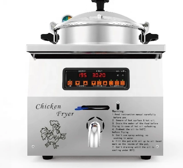 en anden Måned skam Hot selling products deep fryer with basket table top kfc commercial  chicken pressure fryer