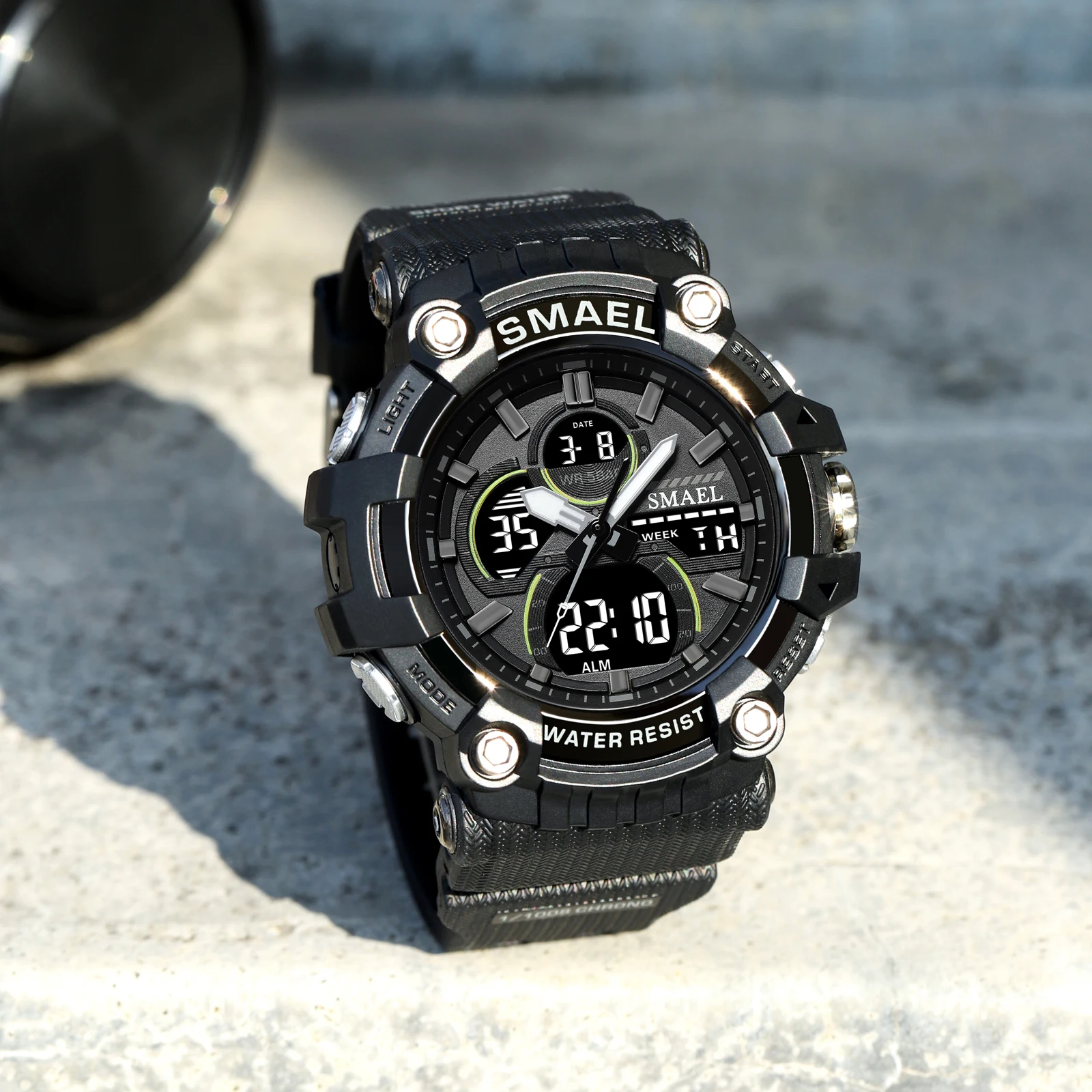 SMAEL Orologio sportivo da uomo Orologi da polso al quarzo